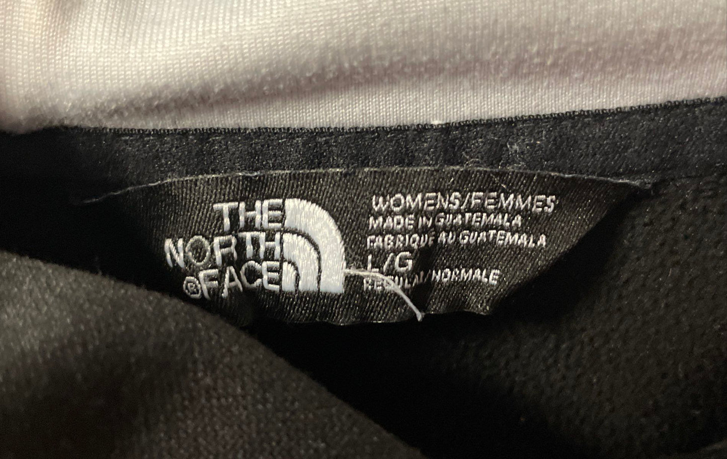 The North Face Women's Half Dome Black Pullover Hoodie Sz L