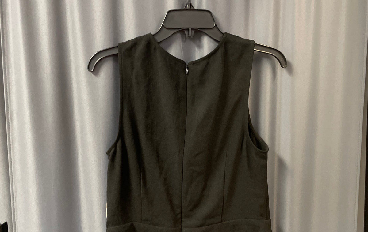 Rachel Roy Women's June Romper Black Sleeveless Twist Front Cutout Sz 8 NWT