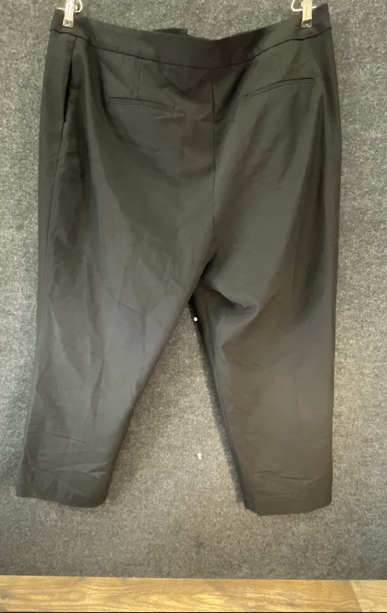 Tahari Women's Black Straight Leg Dress Pants Trousers NWT Sz 20W