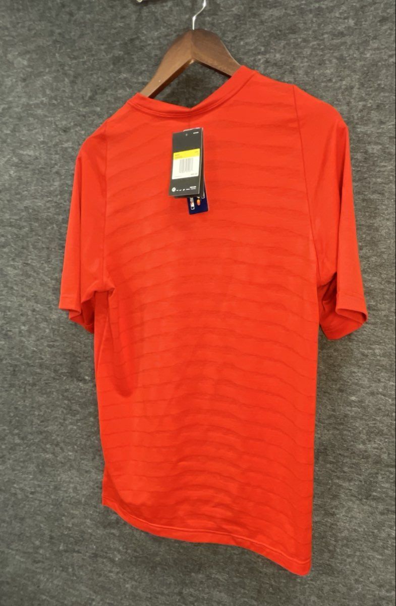 Nike Men's Cleveland Guardians MLB Red Dri-FIT V-Neck Baseball Shirt Sz S NWT