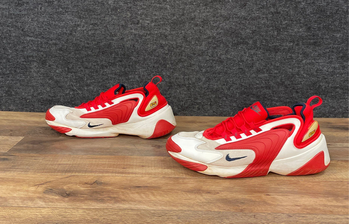 Nike Zoom 2K White University Red Black Lifestyle Sneakers Men's Size 14