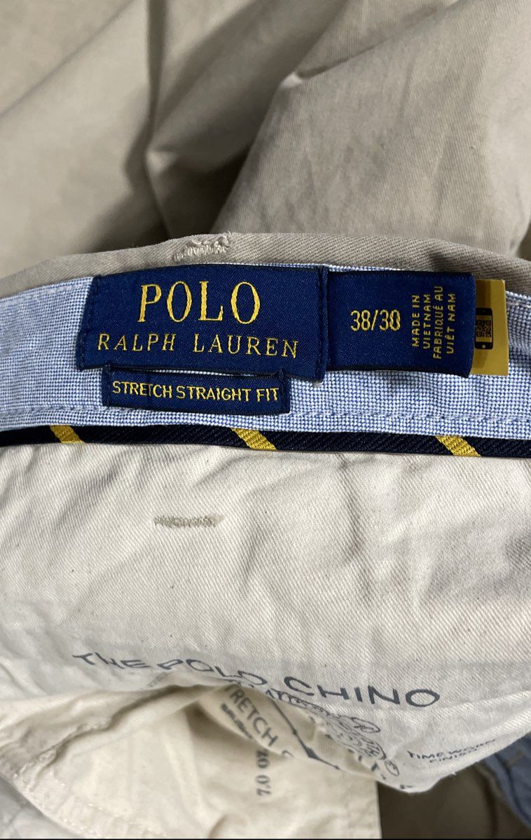 Polo Ralph Lauren Men's Khaki Stretch Straight Fit Chino Pants Size 38x30