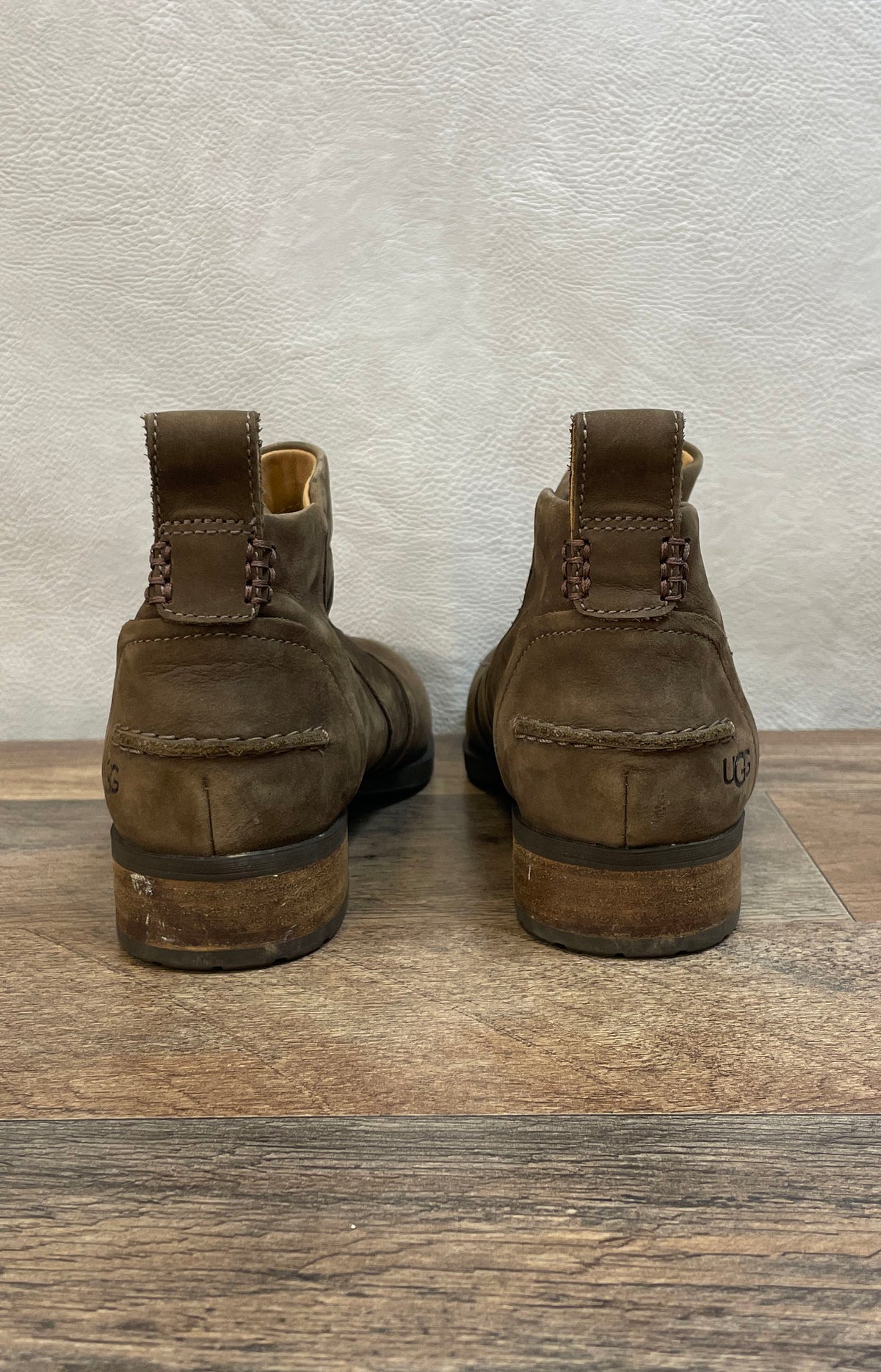 UGG Bonham II Brown Waterproof Leather Ankle Boots Women's Size 7