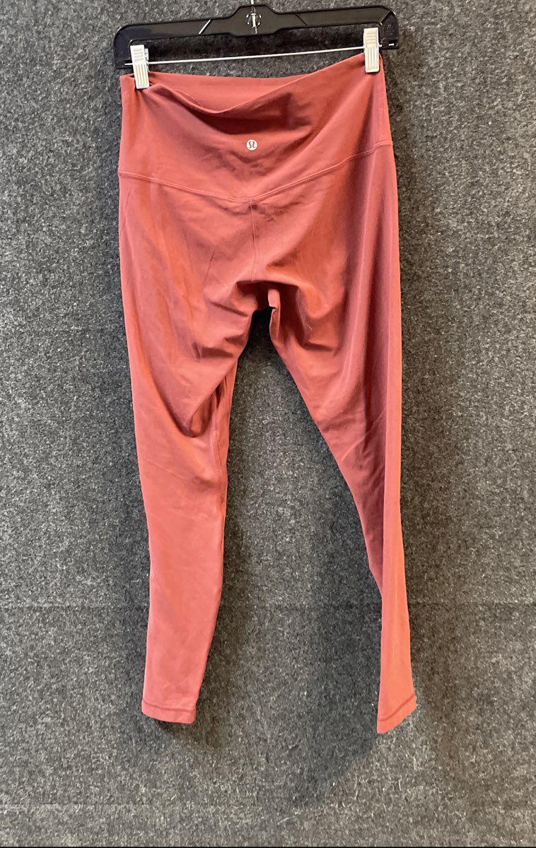 Lululemon Women's High-Rise Yoga Training Leggings Terracotta Rust Sz 10