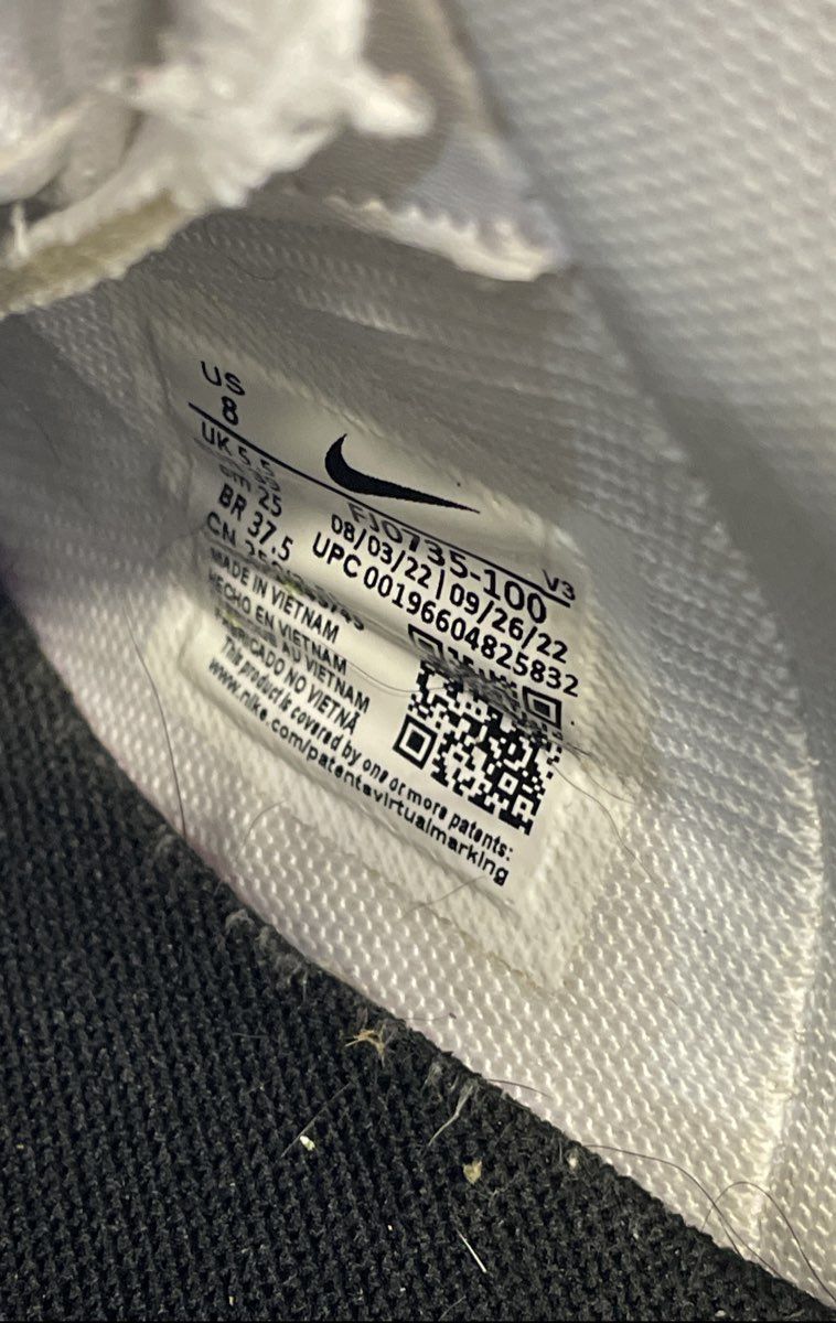 Nike Air Force 1 Shadow White Black Pastel Women's Size 8