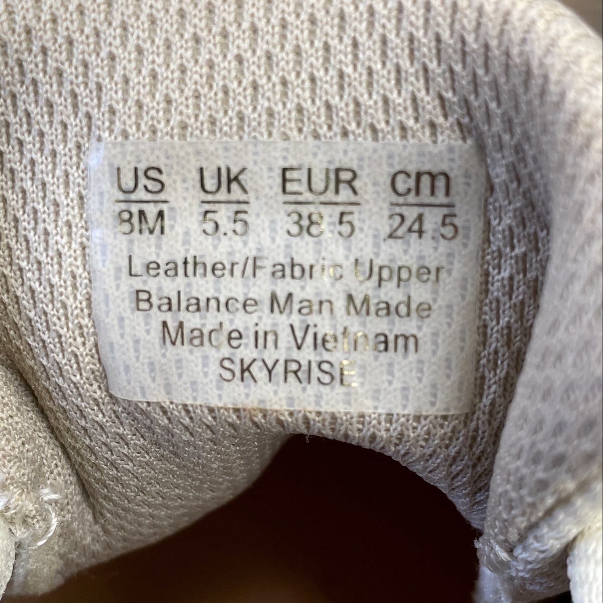 Ryka Skyrise Women's Walking Sneaker Off White Cream Leather Size 8
