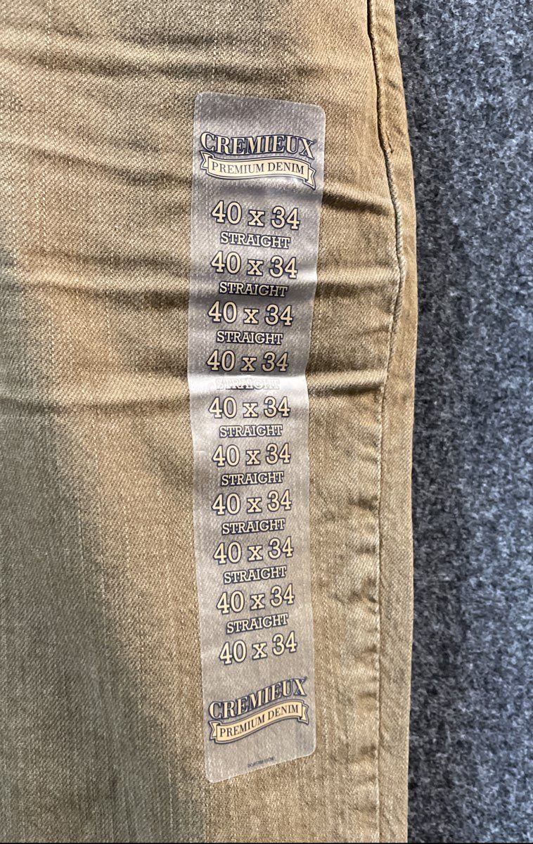 Cremieux Men's Brown Straight Leg Stretch Denim Jeans NWT Sz 40x34