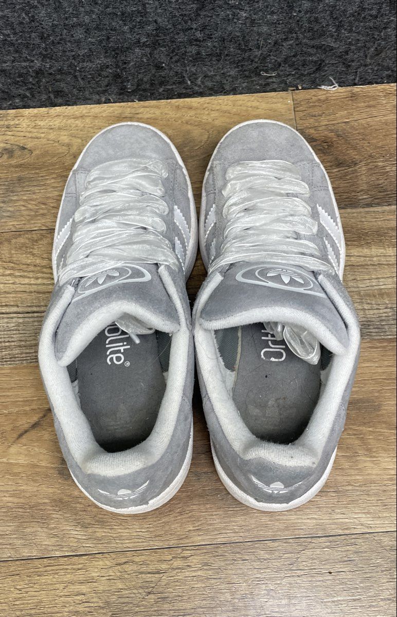 Adidas Campus 00s Grey White Gum Suede Sneakers Men's 5.5 Women's 6.5