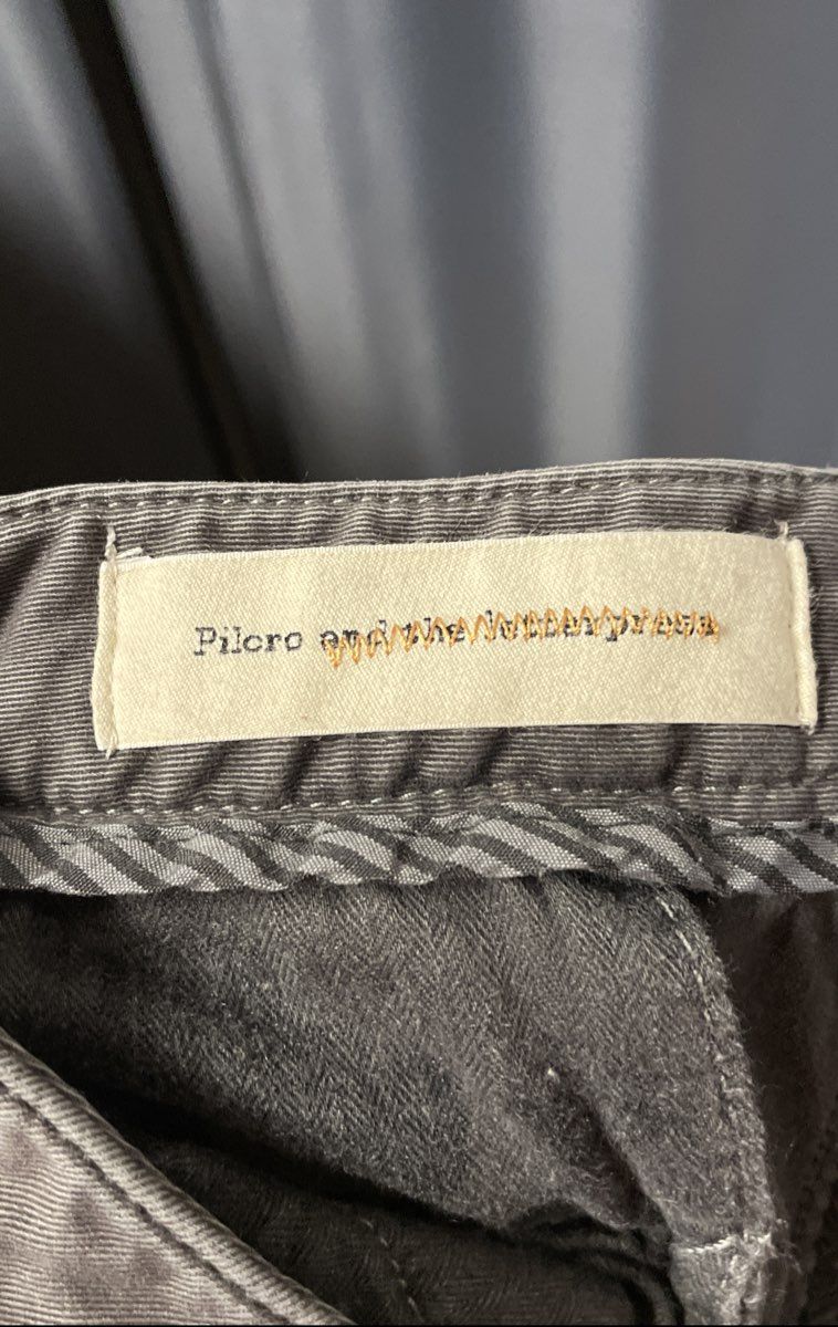Pilcro and the Letterpress Women's Gray Utility Moto Zipper Pocket Pants Sz 6P