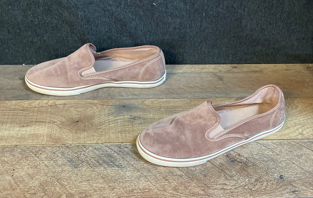 Lauren Ralph Lauren Janis Dusty Rose Slip-on Sneakers Women's Size 8B