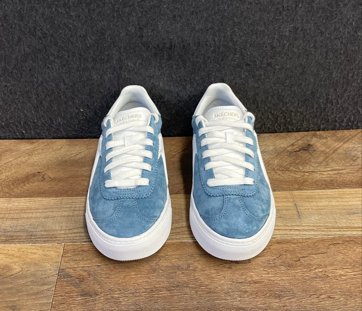 Skechers Court Classics Arch Fit Legend Light Blue Women's Sneakers Size 6