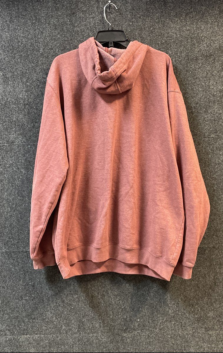 Carhartt Men's Red Heathered Logo Sleeve Original Fit Hoodie K288 Sz XL Tall