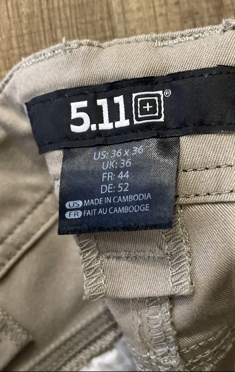 5.11 Tactical Men's Khaki Apex Cargo Pants Size 36x36