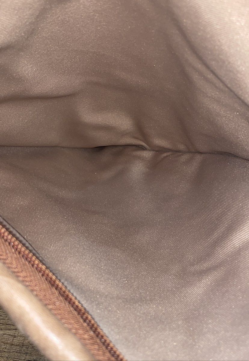 The Sak Tan Brown Leather Sash Sling Crossbody Bag Multi-Pocket