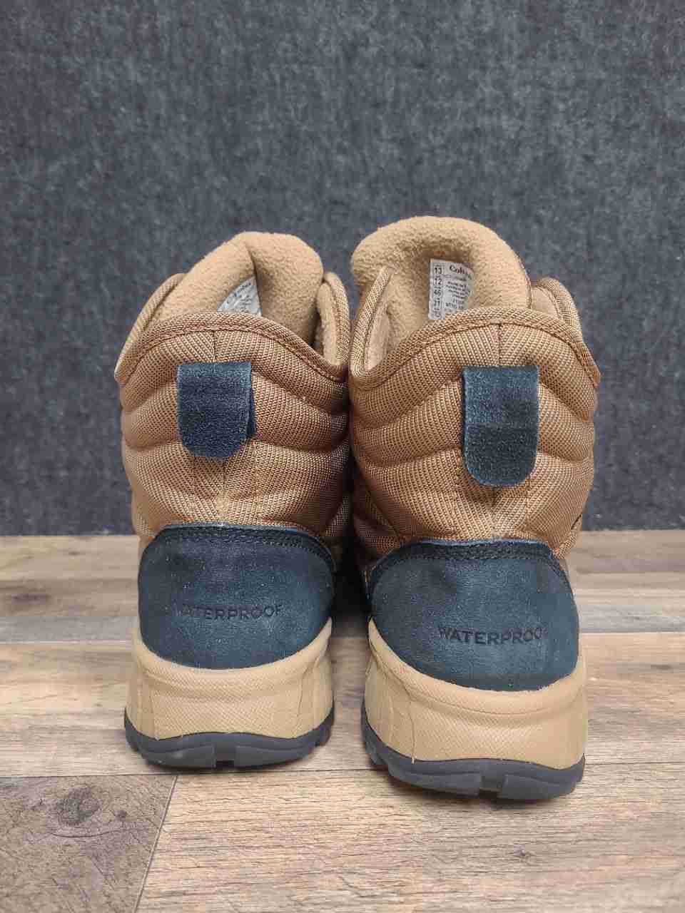 Columbia Firecamp Waterproof Tan Black Men's Winter Hiking Boots Size 13