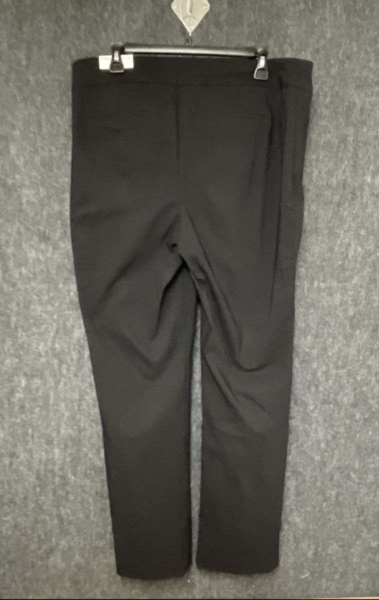 Chico's Women's Black So Slimming Brigitte Slim Leg Pants Size 14R