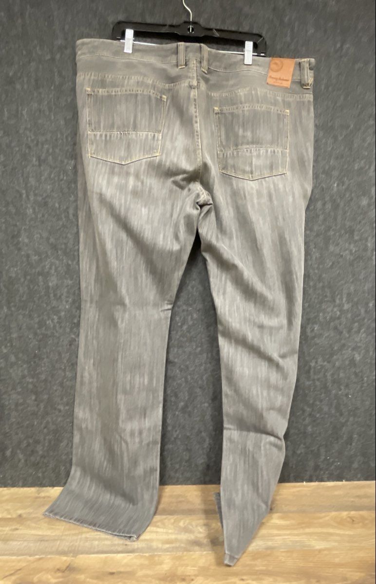 Tommy Bahama Men's Gray Authentic Island Crafted Straight Leg Denim Jeans 42x34