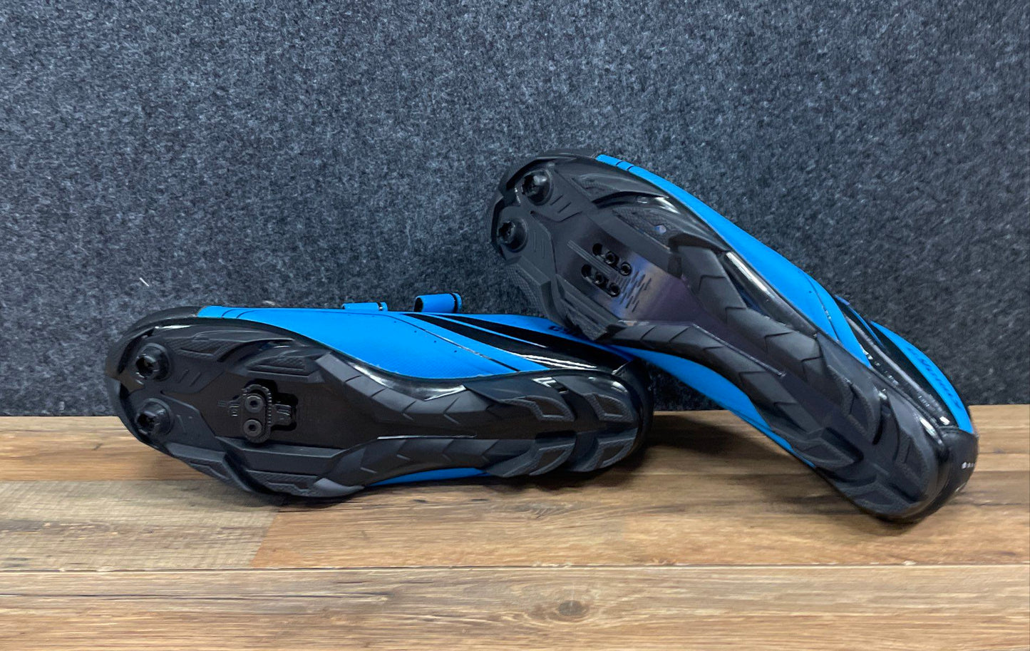 Kushike Sport Blue Black Neon Men's MTB Cycling Shoes Size EU 47