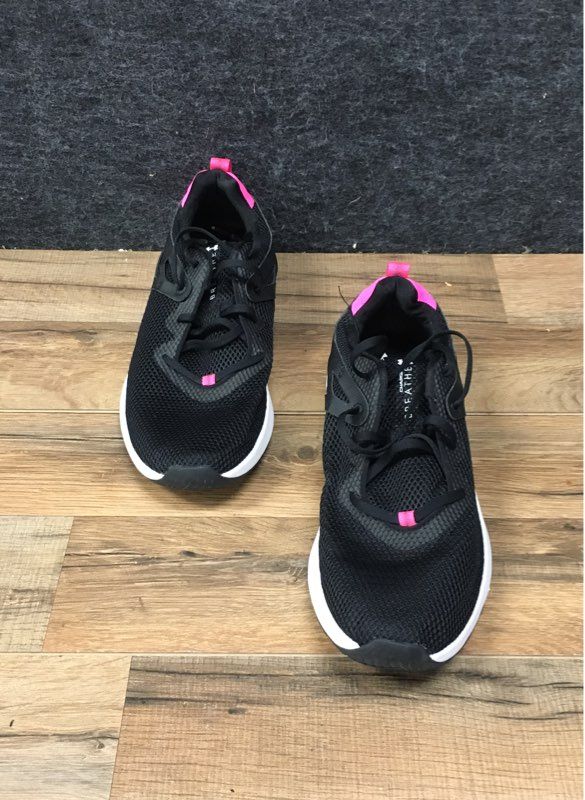 Under Armour Charged Assert 8 Black Pink Running Shoes Men's Size 10.5 DS