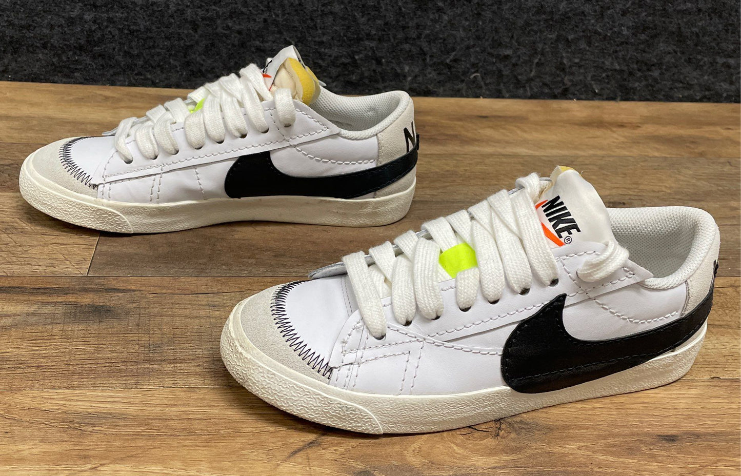 Nike Blazer Low 77 Jumbo White Black Volt Lifestyle Sneakers