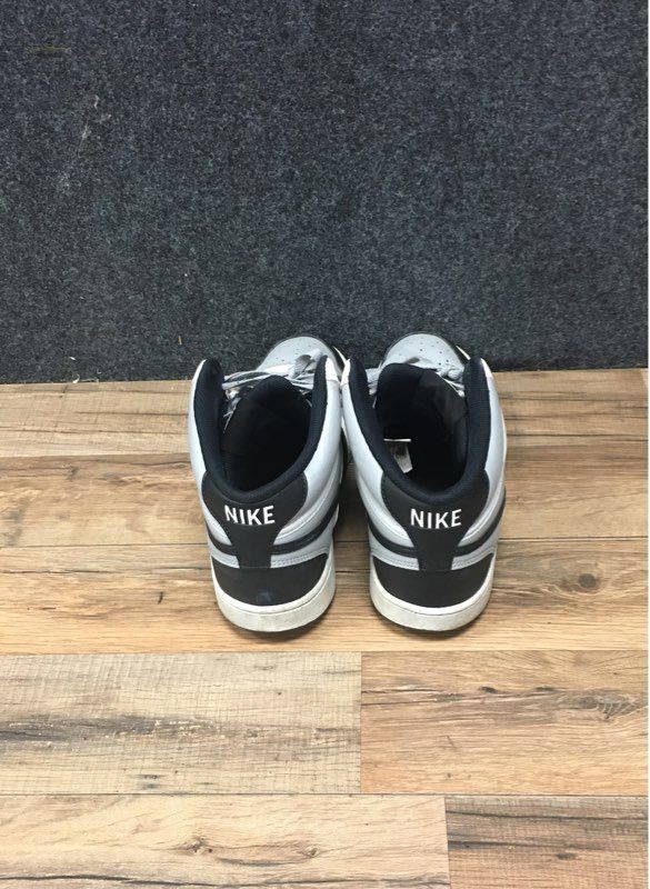 Nike Court Vision Mid Next Nature Black White Wolf Grey Men's Shoes Size 9.5