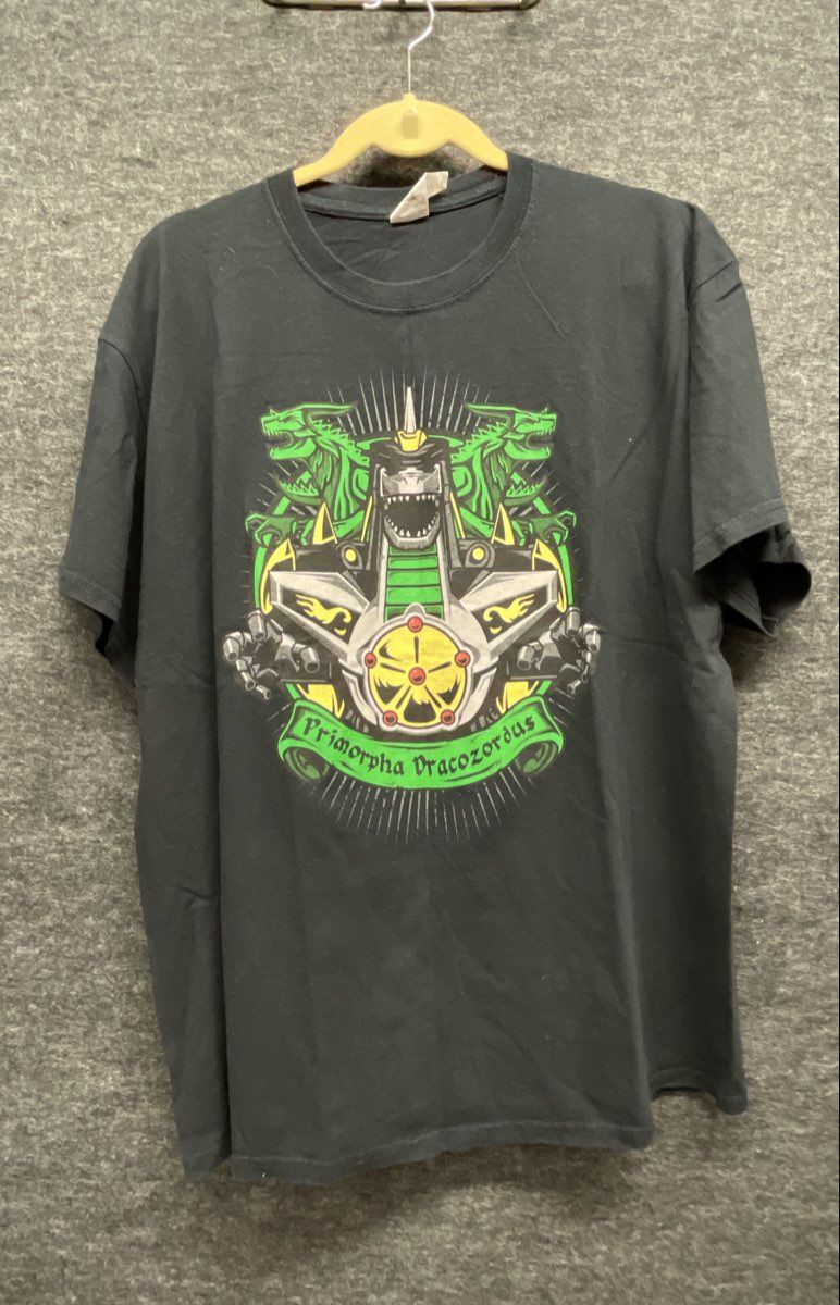Power Rangers Zord Graphic T-Shirt Lot of 4 Megazord Dragonzord Gildan Sz XL