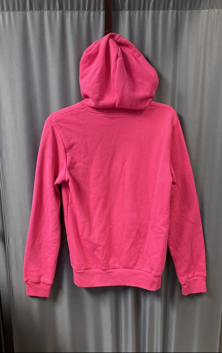 Adidas Women's Pink Fleece Sweatsuit Hoodie Joggers 2 Piece Set Sz S
