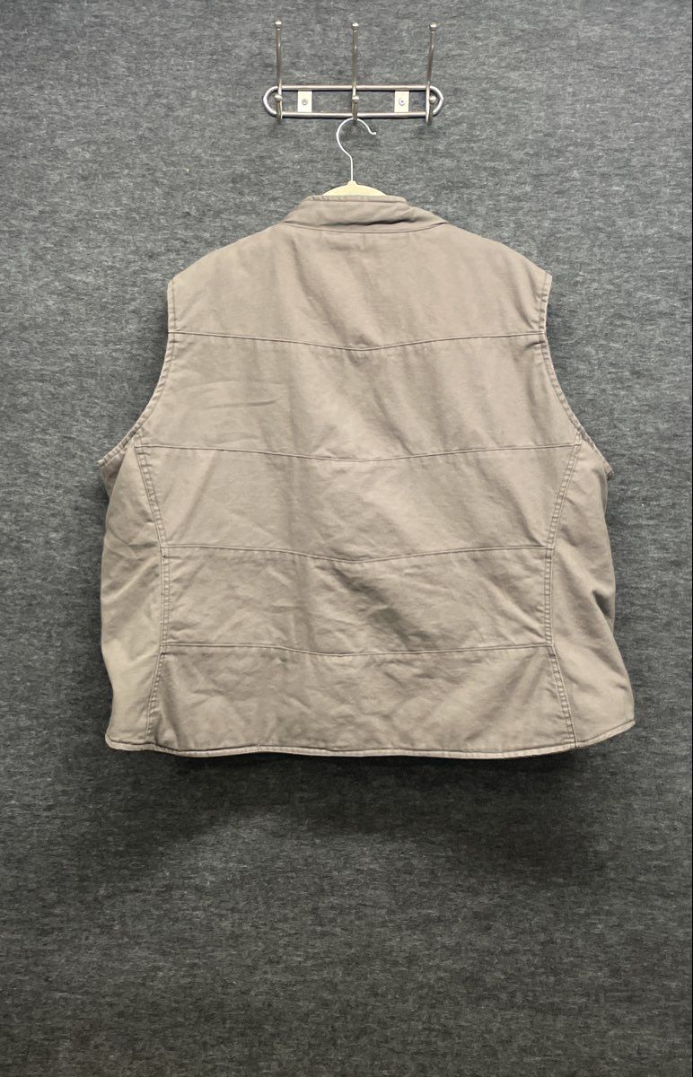 Berne Women's Brown Quilted Lined Canvas Workwear Full Zip Vest Sz 4XL