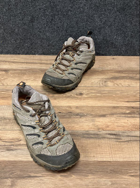 Merrell Moab Ventilator Walnut Brown Mesh Hiking Shoes Men's Size 9