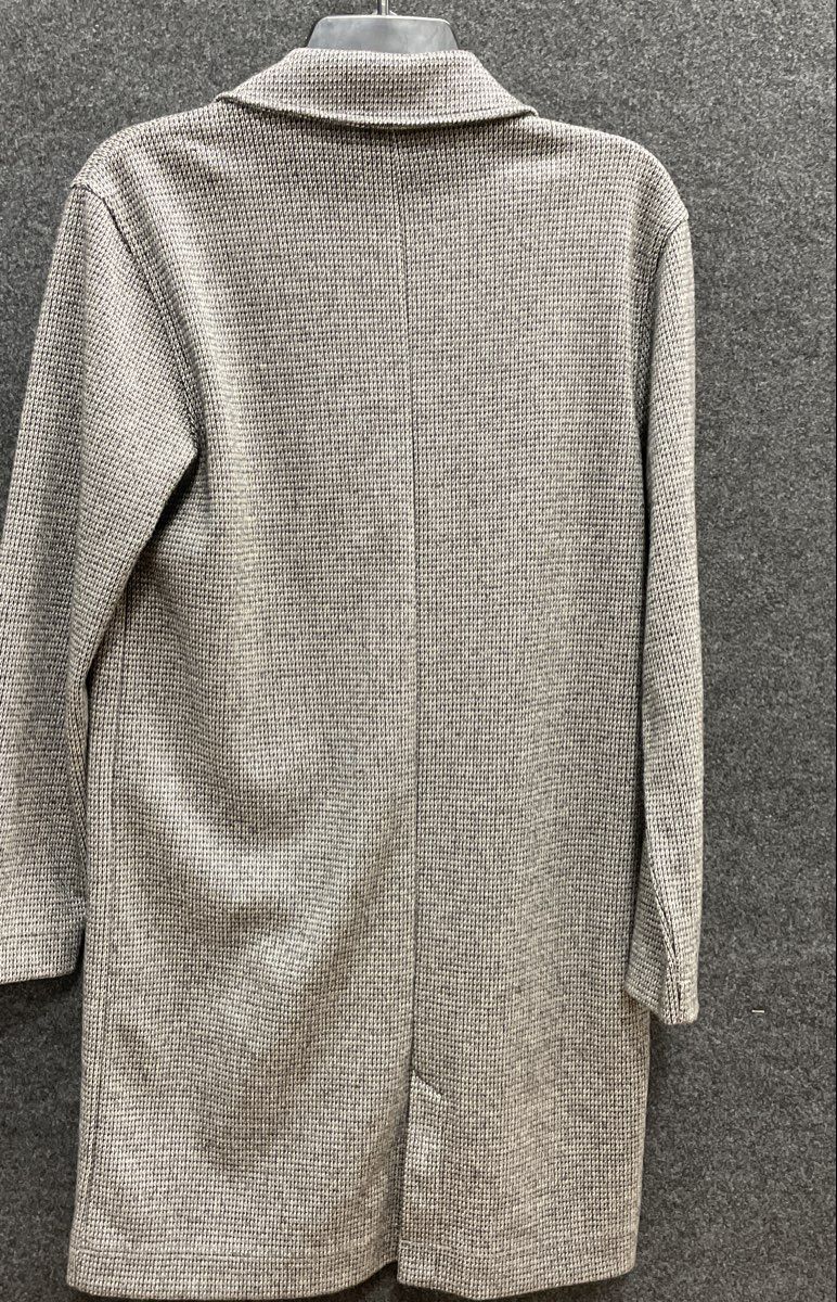 Banana Republic Women's Gray Micro Pattern Knit Blazer Coatigan Jacket Sz XS