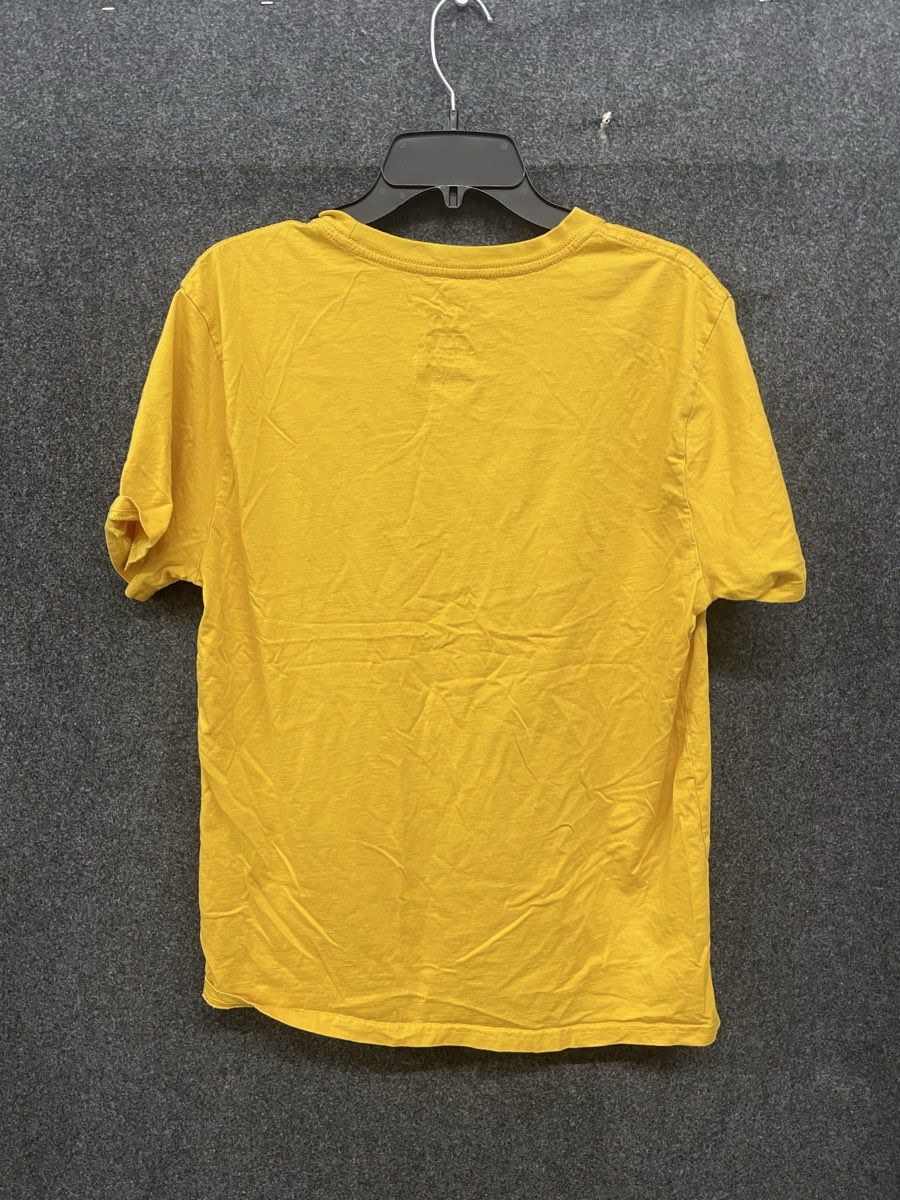 Hurley Men's Yellow Graphic Logo T-shirt Established 1999 Cotton Size Medium