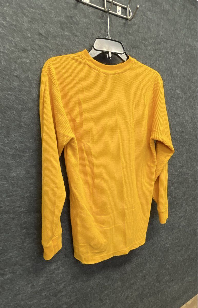 NFL Washington Redskins Waffle Knit Thermal Shirt Youth XL 18/20 Yellow Gold