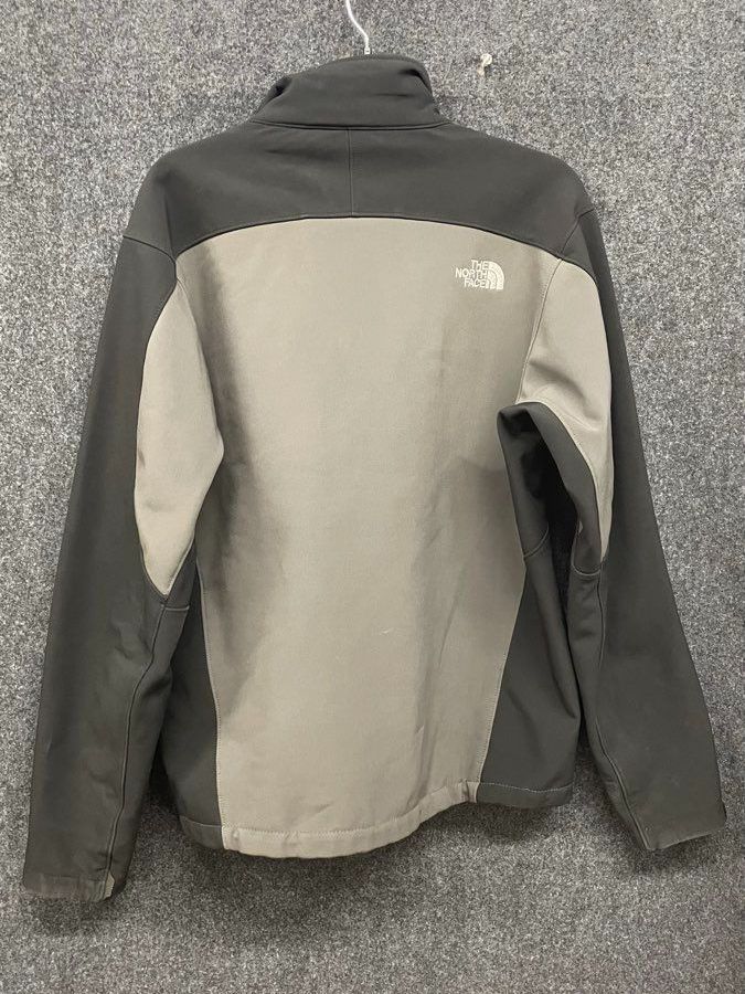 The North Face Men's Apex Bionic Softshell Jacket Black Grey Full Zip Sz S