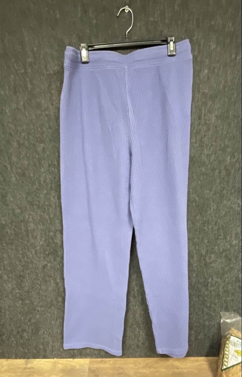 Calvin Klein Performance Women's Lavender Waffle Knit Lounge Pants Size L