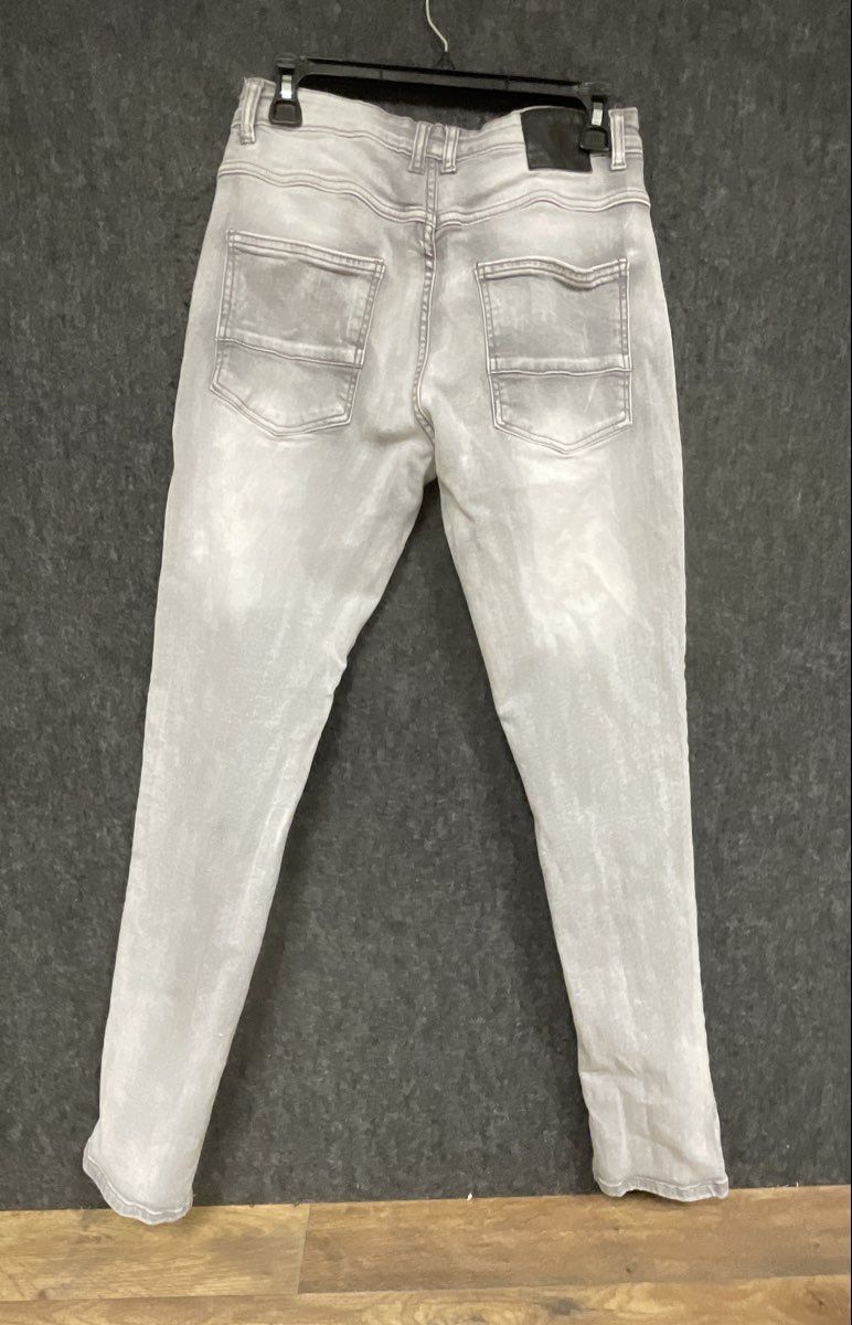 SPARK Men's Premium Denim Slim Fit Gray Studio Collection Jeans Size 32x32