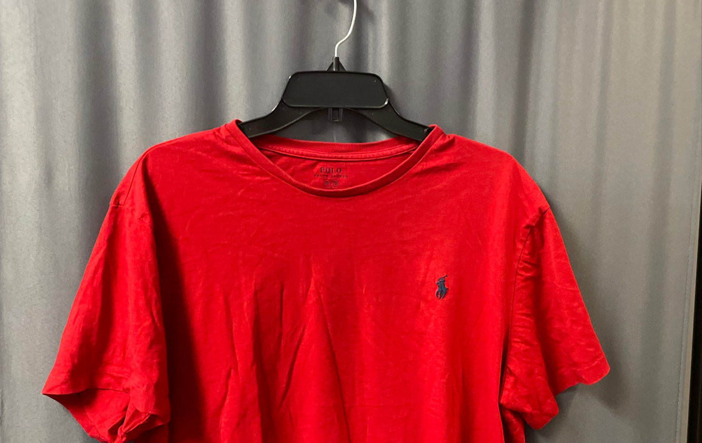 Polo Ralph Lauren Men's Red Short Sleeve Pony Logo Crew Neck T-Shirt Size XL