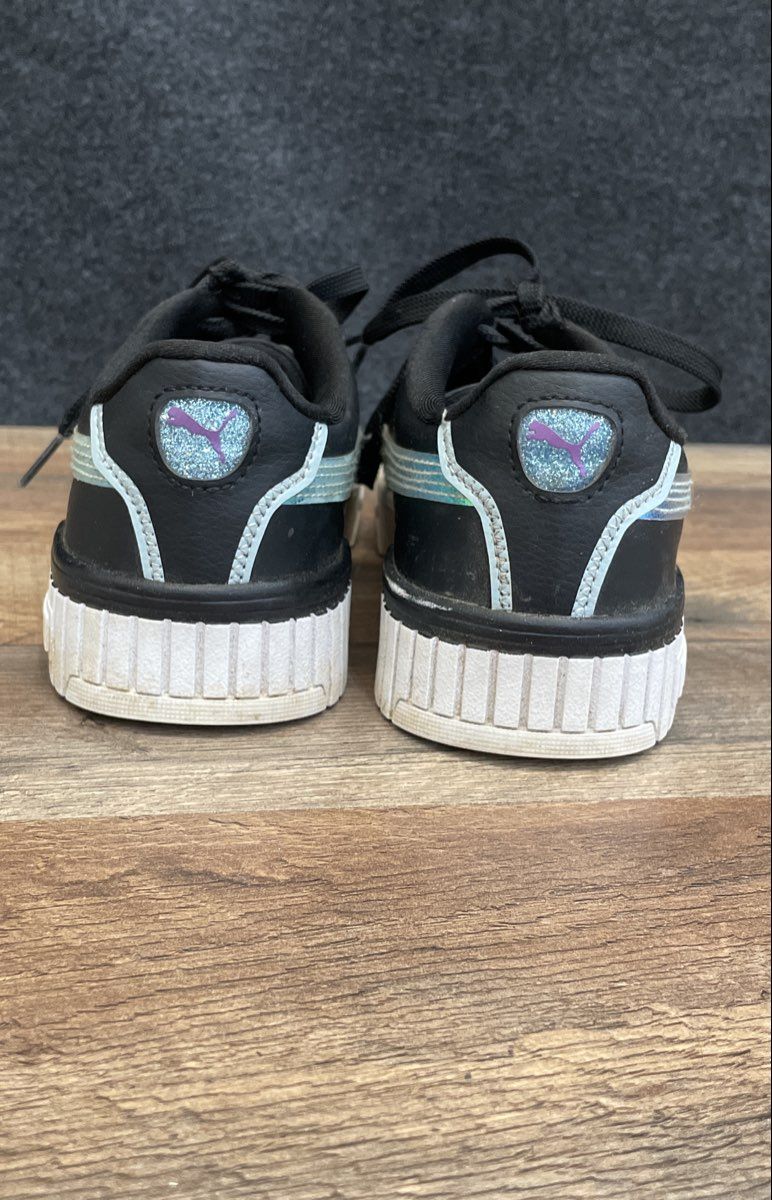 Puma Cali Star Black Iridescent Low Top Sneakers Size 6.5