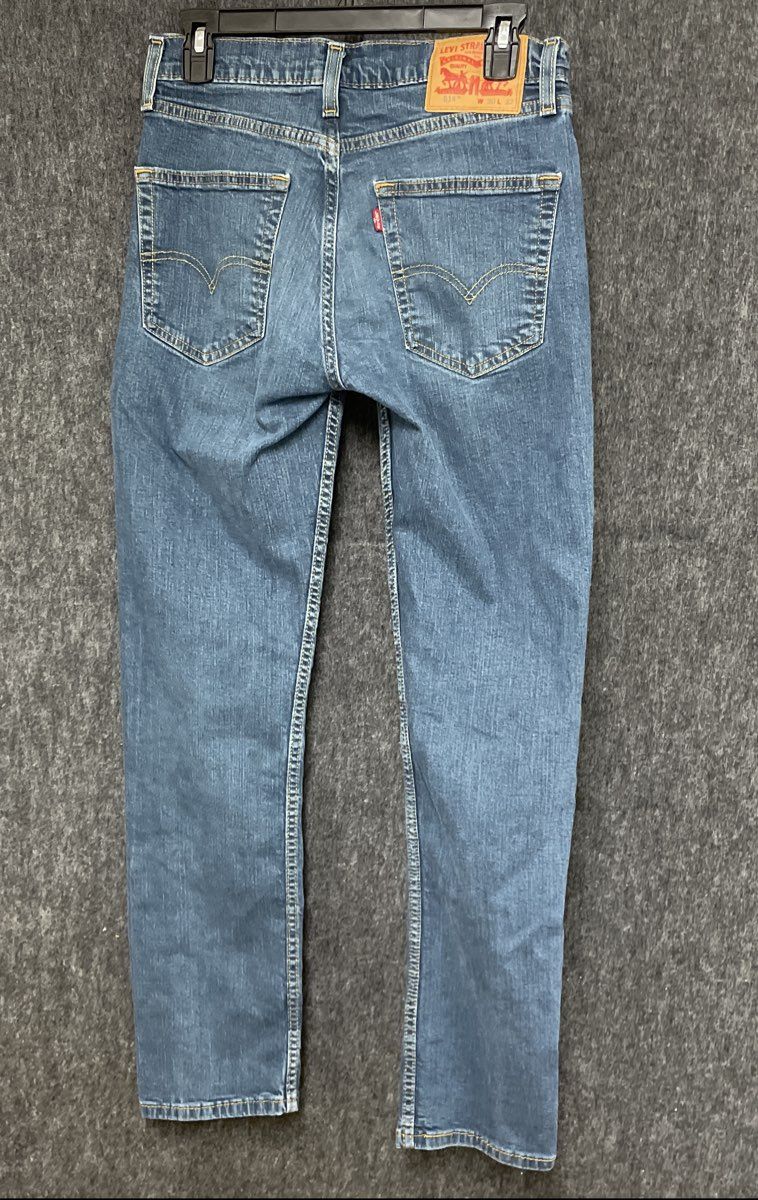 Levi's Men's 514 Straight Fit Blue Water Less Denim Jeans Sz 30x32