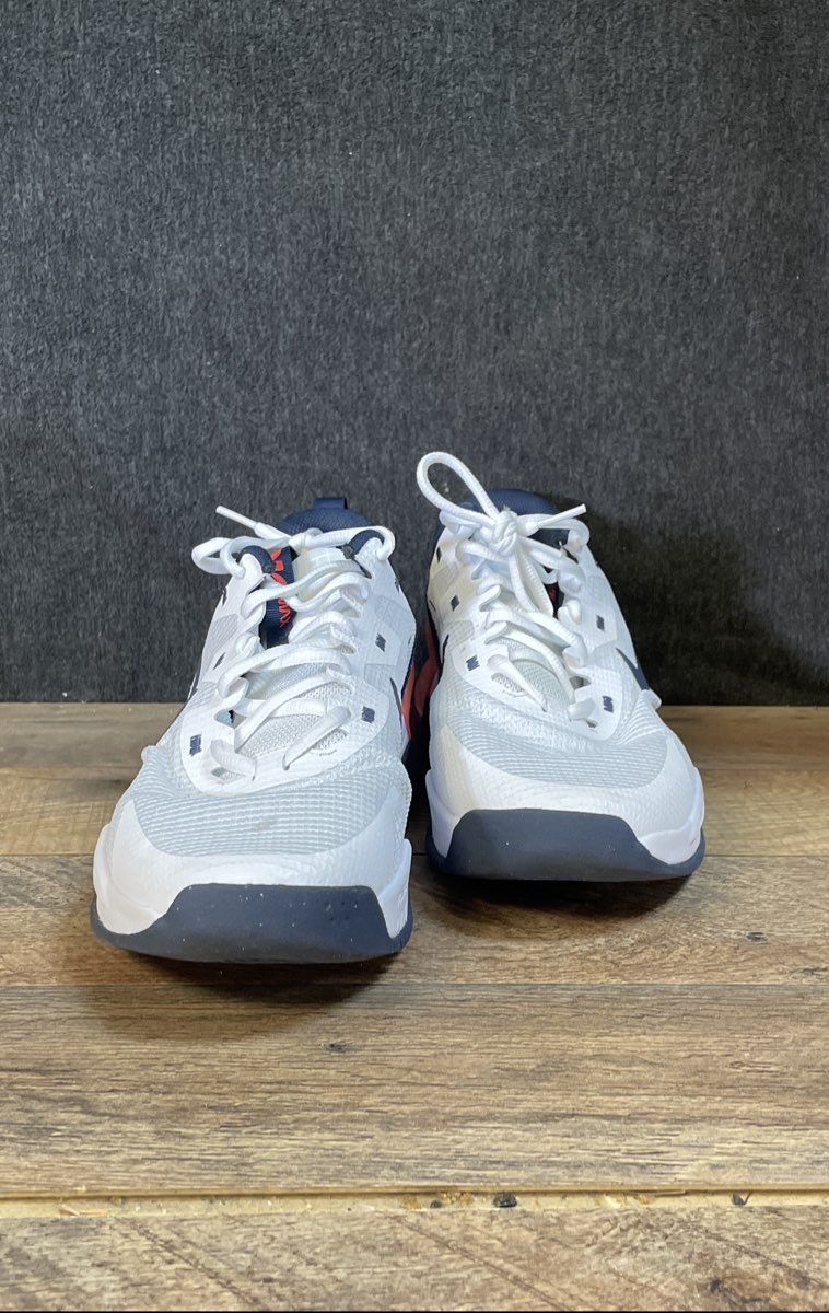 Nike Air Max Alpha Trainer 5 White Blue Red Training Sneakers Size 8