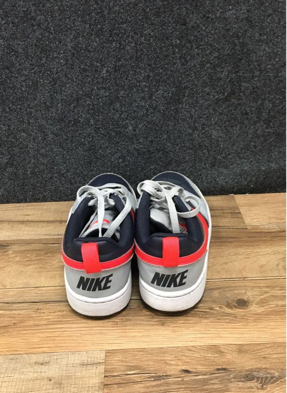 Nike Court Borough Low Recraft Black Red Grey Sneakers Size 6Y DV5456-003