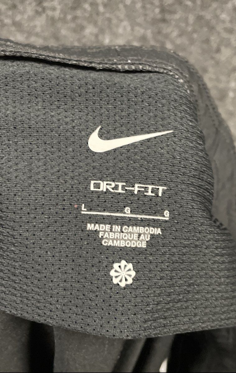 Nike Men's Black Dri-FIT Running Track Pants Ankle Zip Recycled Size L