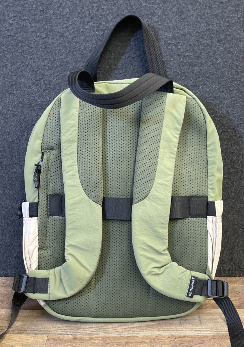 BAGSMART Sage Green Quilted Laptop Backpack Travel School Bag Large