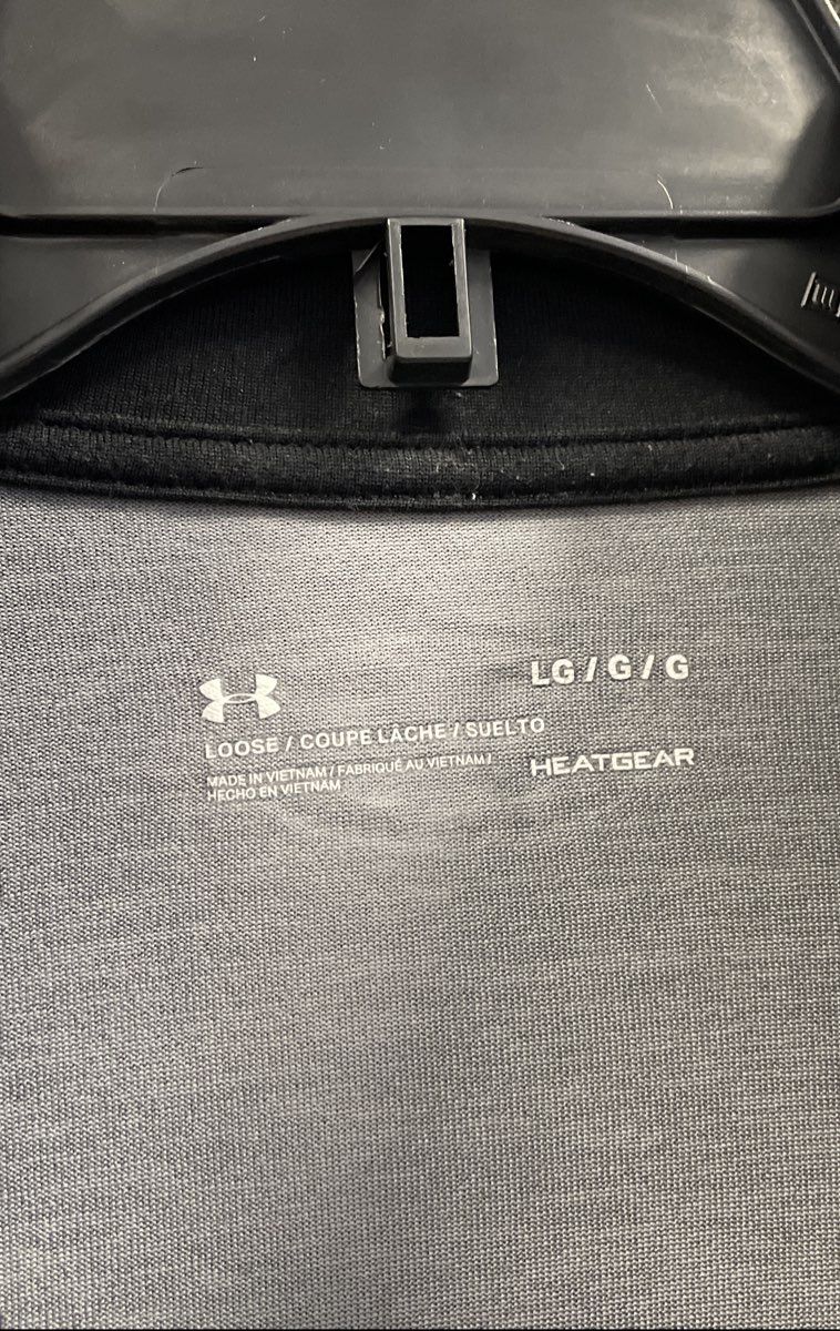 Under Armour Men's HeatGear 1/4 Zip Pullover Jacket Gray Loose Fit Sz L