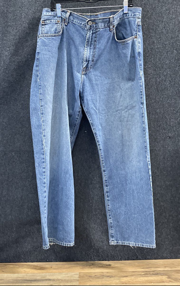 Vintage 90s Lucky Brand Men's Blue Loose Fit American Made Jeans Sz 36