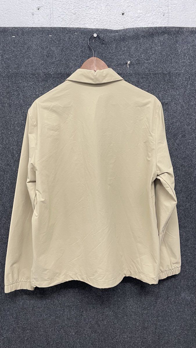 Gapfit Men's Tan Lightweight Coach's Jacket Snap Front Stretch Sz M NWT