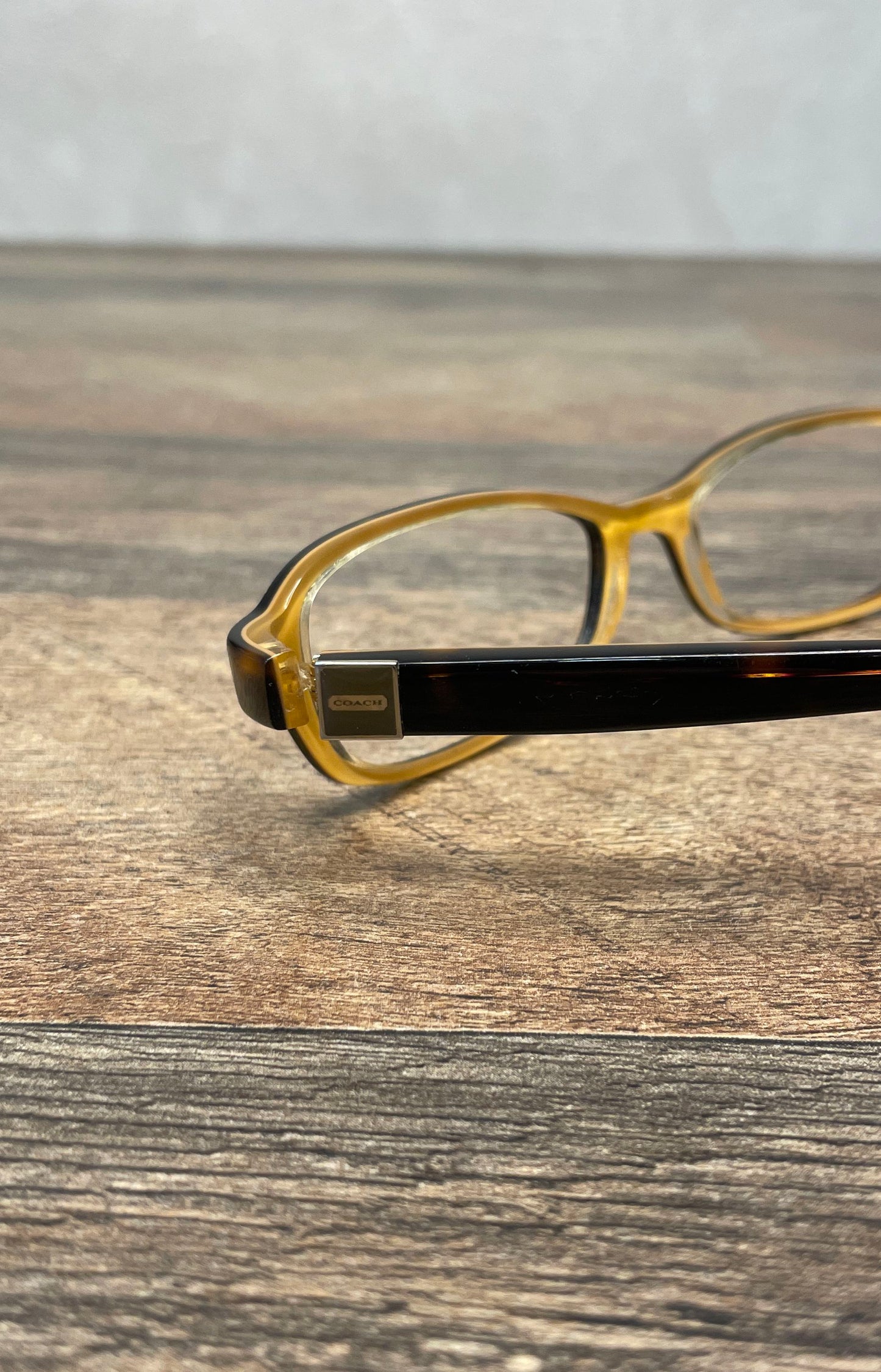 Coach Marlie 533 Tortoise Eyeglasses Frames Signature C Pattern Women