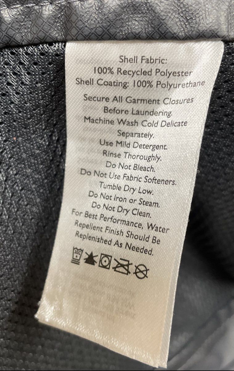 Eddie Bauer Men's Black Weatheredge Hooded Rain Shell Jacket Size XL