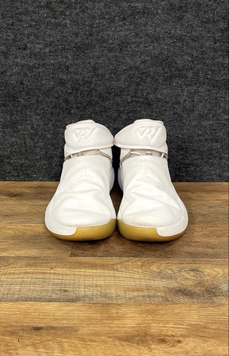 Jordan Why Not Zer0.1 Do You Triple White Basketball Shoes Men's Size 10