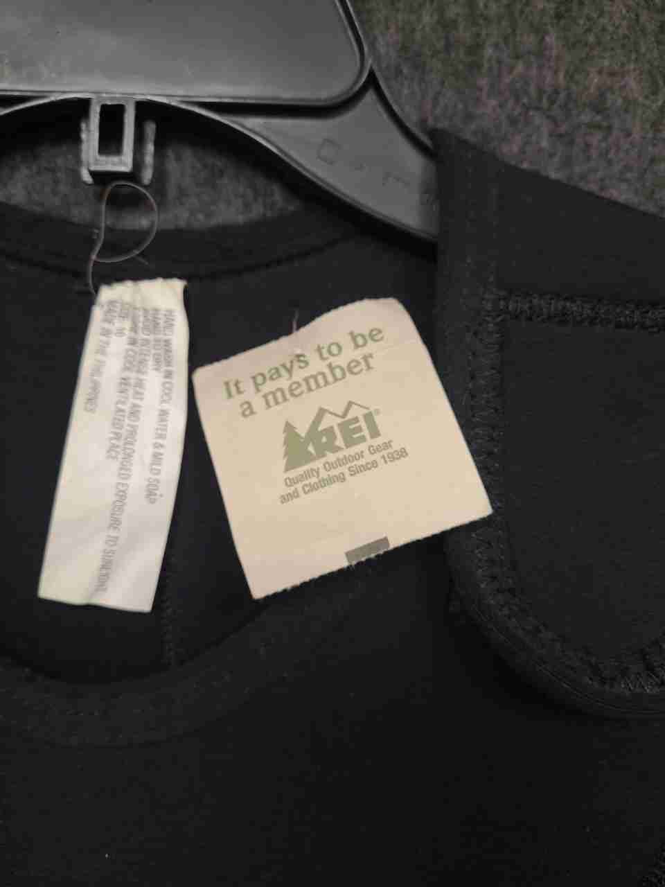 REI Women's Farmer John Wetsuit Size 10 Black Neoprene Sleeveless Scuba Surf