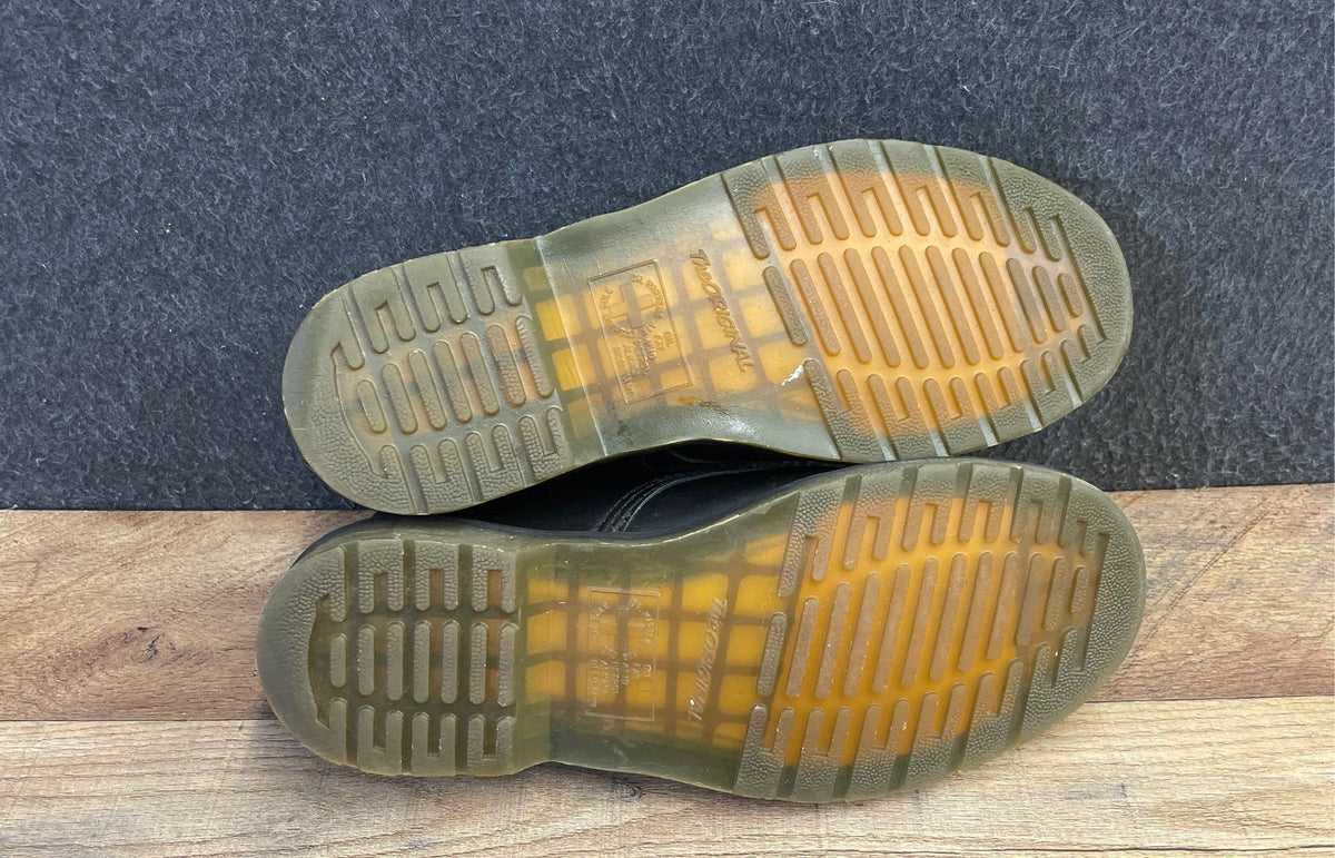 Dr. Martens 8053 Black 5-Eye Padded Collar Shoes Men's Size 10